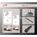 JIS1-15 elegant 85*200cm customised advertisement trade show exhibition display usage aluminium stand
